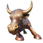 CNC Kunst Skulptur Stier Metall