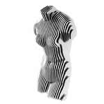 CNC Kunst Torso Frau Edelstahl